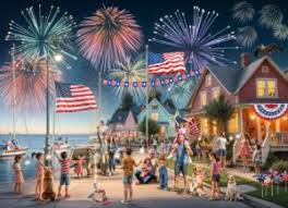 4th of July at the Beach Jigsaw Puzzle