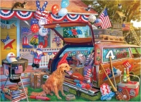 4th of July Yard Jigsaw Puzzle