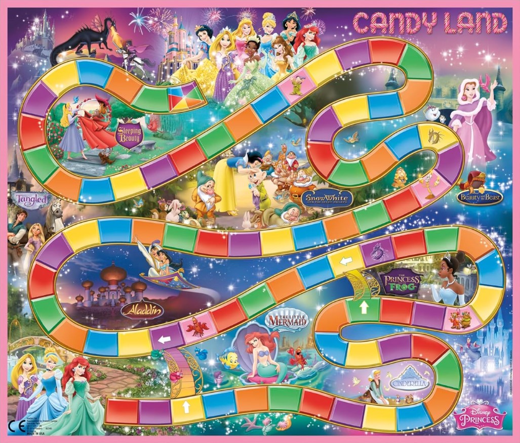Candy Land Disney Princess Jigsaw Puzzle
