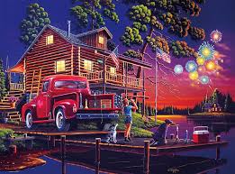 Classic Summer Night Jigsaw Puzzle