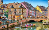 Desenhos de Colmar City, France Jigsaw Puzzle para colorir