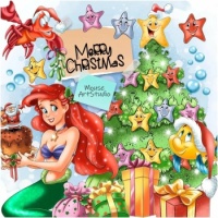 Disney Ariel Princess Christmas Jigsaw Puzzle