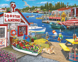 Lobster Landing Jigsaw Puzzle