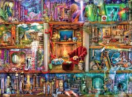 The Grand Fiction Library Jigsaw Puzzle