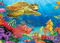 Undersea Turtle Jigsaw Puzzle