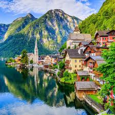 A Beautiful Day in Hallstatt, Austria Jigsaw Puzzle