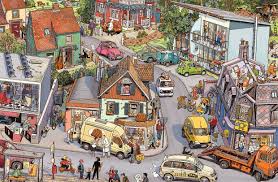 A Busy City Jigsaw Puzzle