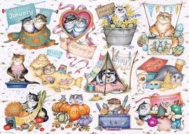 A Cat’s Year Jigsaw Puzzle