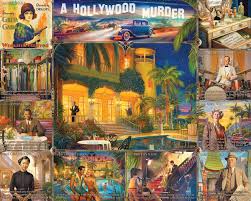 Desenhos de A Hollywood Murder – Art Jigsaw Puzzle para colorir