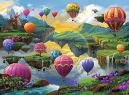 Air Balloon Valley Jigsaw Puzzle