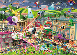 Alien Attack Jigsaw Puzzle