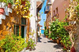 Alley Chania, Crete Island, Greece Jigsaw Puzzle