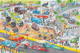 Allure of the Racetracks Jigsaw Puzzle
