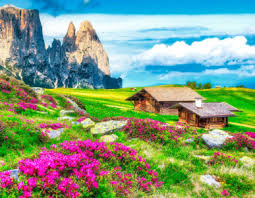 Alpe di Siusi, Italia Jigsaw Puzzle