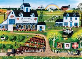 Amish Frolic Jigsaw Puzzle