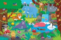 Animal Kingdom Art Jigsaw Puzzle
