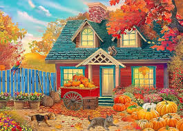 Autumn Pumpkin Harvest Jigsaw Puzzle