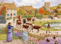 Autumn Village Jigsaw Puzzle 3