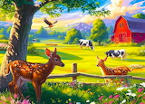 Baby Deer on the Farm Jigsaw Puzzle