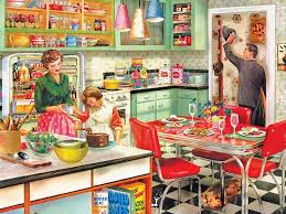 Baking with Mom Jigsaw Puzzle