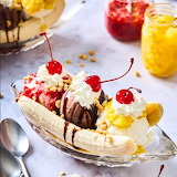 Desenhos de Banana Split Jigsaw Puzzle para colorir