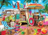 Beach Camper Jigsaw Puzzle