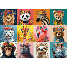 Beautiful Wild Animals Jigsaw Puzzle