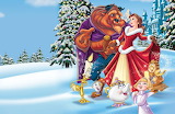 Beauty and the Beast Christmas Jigsaw Puzzle