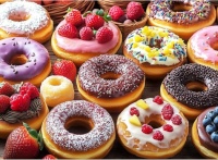Berries and Donuts Jigsaw Puzzle