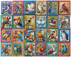 Bird Crochet Jigsaw Puzzle