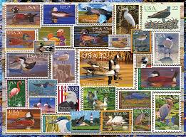 Birds of Our Shores Stamps Jigsaw Puzzle