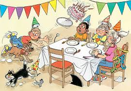 Desenhos de Birthday Party Art Jigsaw Puzzle para colorir