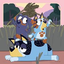 Bluey Cartoon Jigsaw Puzzle