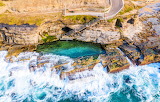 Bogey Hole sea pool, Newcastle, Australia Jigsaw Puzzle
