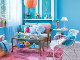 Bright Blue Sitting Room Jigsaw Puzzle