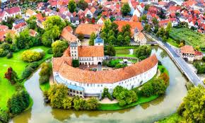 Burgsteinfurt Castle in Steinfurt, Germany Jigsaw Puzzle