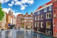 Canals in Amsterdam, Netherland Jigsaw Puzzle