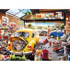 Cartoon World in Garage Jigsaw Puzzle