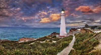 Castle Point Lighthouse, New Zealand Jigsaw Puzzle