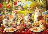 Cats Party Jigsaw Puzzle