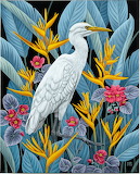 Cattle Egret Bird Jigsaw Puzzle