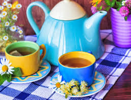 Desenhos de Chamomile Tea for Two Jigsaw Puzzle para colorir