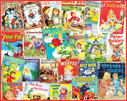 Childhood Storybooks Collage Jigsaw Puzzle