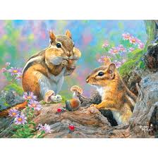 Chipmunk Snacktime Jigsaw Puzzle