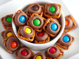 Desenhos de Chocolate Pretzels Jigsaw Puzzle para colorir