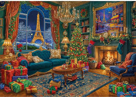 Christmas in Paris Jigsaw Puzzle
