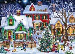 Christmas in the Neighborhood Jigsaw Puzzle