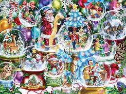 Christmas Snow Globes Jigsaw Puzzle