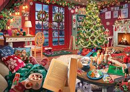 Christmas Winter Evenings Jigsaw Puzzle