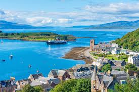 Coastal Town of Obal, Scotland Jigsaw Puzzle